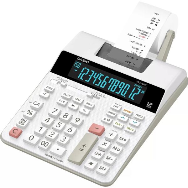 CASIO / CALCULADORA COM BOBINA FR-2650RC-B-DC