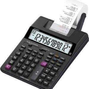 CASIO / CALCULADORA COM BOBINA HR-100RC-BK-B-DC