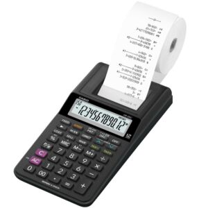 CASIO / CALCULADORA COM BOBINA HR-8RC-BK-B-DC