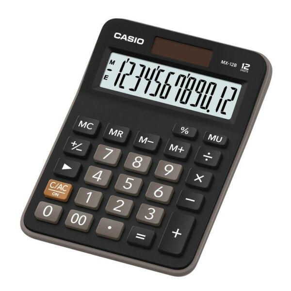 CASIO / CALCULADORA DE MESA MX-12B-S4-DC