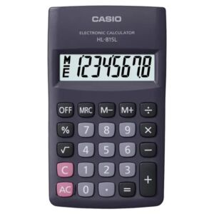 CASIO / CALCULADORA DE BOLSO HL-815L-BK-S4-DP