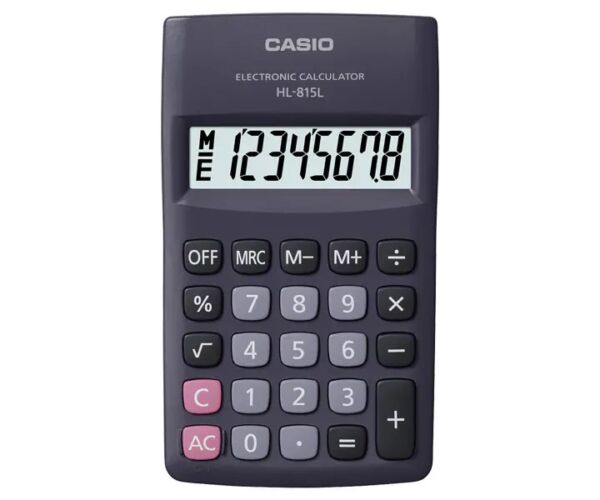 CASIO / CALCULADORA DE BOLSO HL-815L-BK-S4-DP