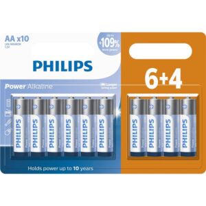 PHILIPS / PILHA ALCALINA AA C/10