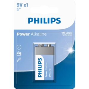 PHILIPS / BATERIA 9V ALCALINA C/1