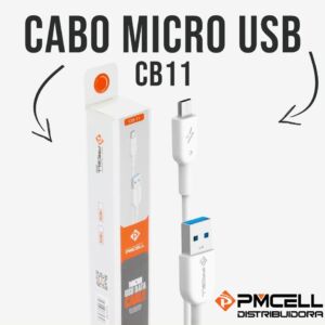 PMCELL / CB-11 CABO SOLID - MICRO USB - 1 METRO